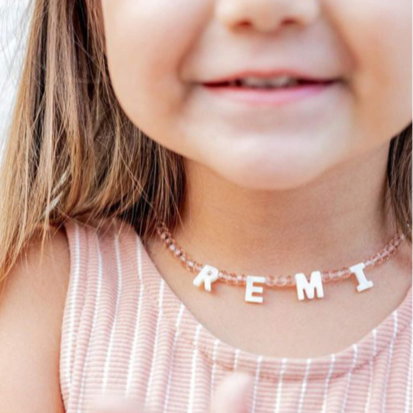 Crystal Clear Name Necklace