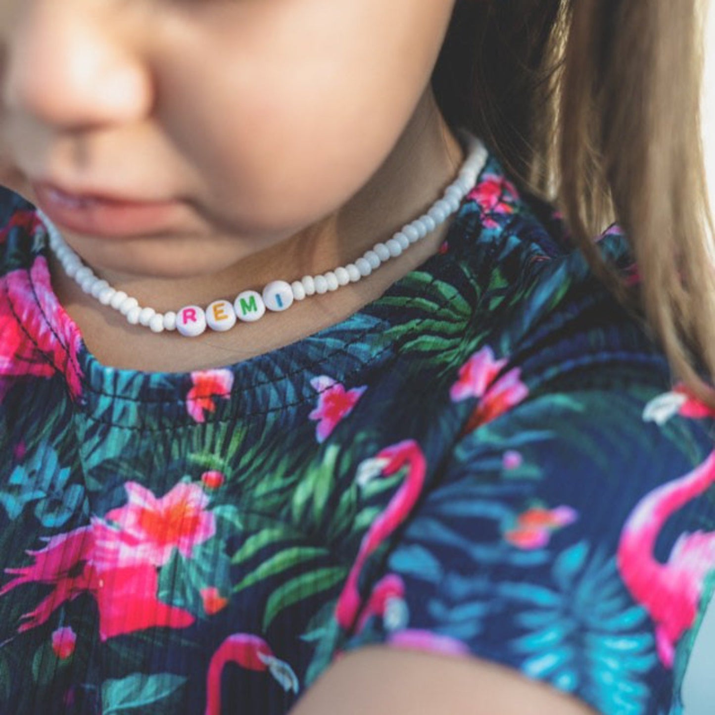 Rainbow Letter Necklace