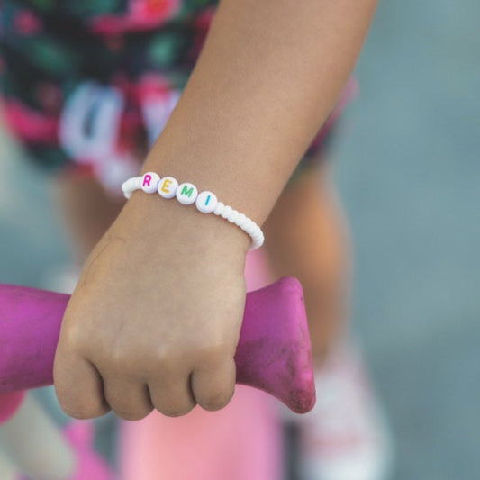 Rainbow Letter Bracelet