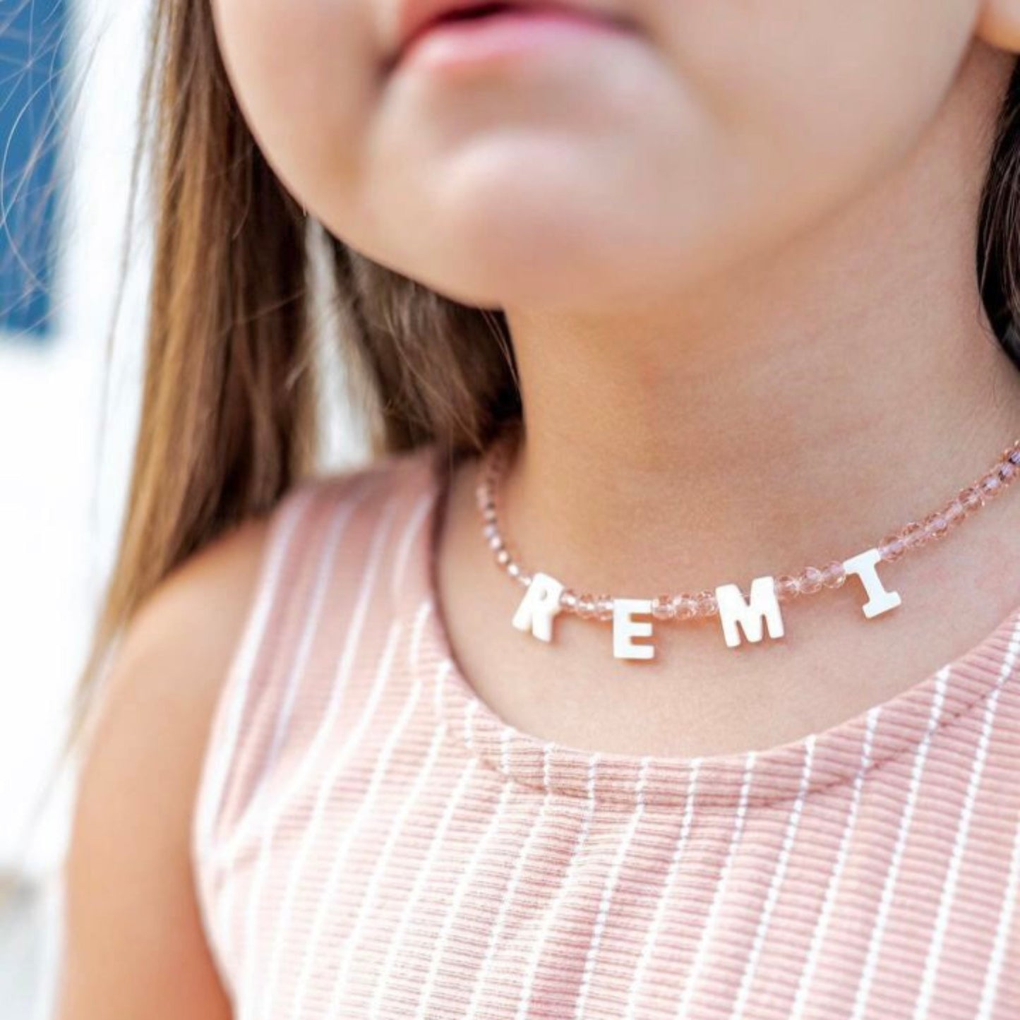 Crystal Clear Name Necklace